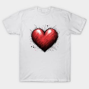 Love Heart Valentine T-Shirt